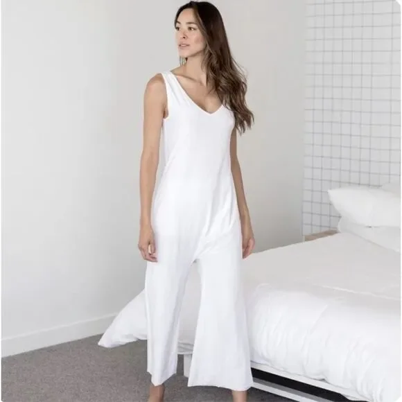 Lunya Organic Pima Romper Black Size L - Picture 1 of 8